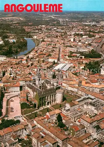 AK / Ansichtskarte Angouleme_16 Centre ville Hotel de Ville vue aerienne 