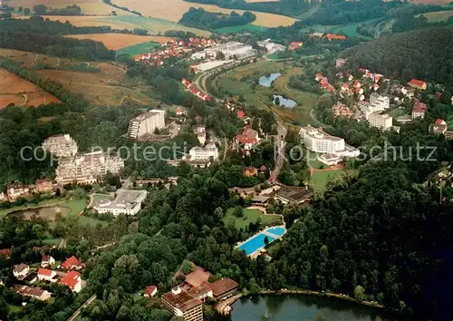 AK / Ansichtskarte Bad_Gandersheim Kurviertel Fliegeraufnahme Bad_Gandersheim