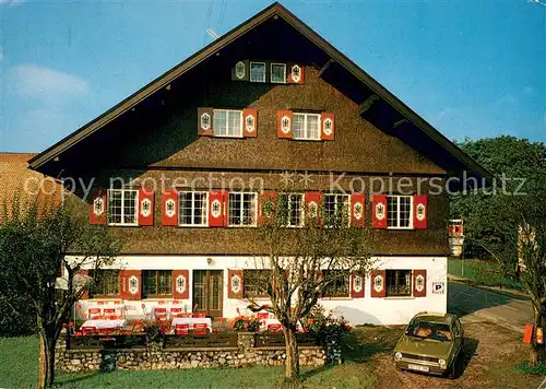 AK / Ansichtskarte Wangen_Allgaeu Gasthof Pension Adler Wangen Allgaeu