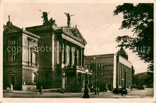 AK / Ansichtskarte Praha_Prahy_Prague Deutsches Theater Praha_Prahy_Prague