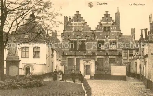 AK / Ansichtskarte Courtrai_Flandre Le Beguinage Courtrai_Flandre