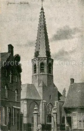 AK / Ansichtskarte Staden_West Vlaanderen De Kerk Staden_West Vlaanderen