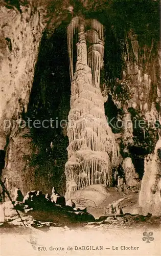 AK / Ansichtskarte Dargilan Grotte de Dargilan le clocher Dargilan