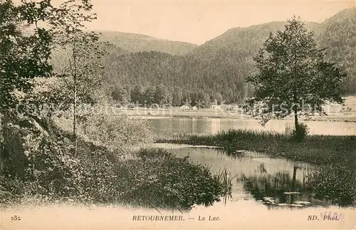 AK / Ansichtskarte Retournemer_Lac_de_Vosges Aux bords du lac 