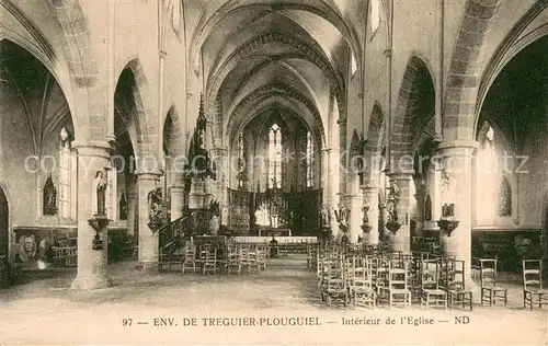 AK / Ansichtskarte Treguier_Cotes_d_Armor Plouguiel Eglise Treguier_Cotes_d_Armor