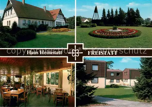 AK / Ansichtskarte Freistatt_Sulingen Diakonische Heime Freistatt Haus Heimstatt Parkanlagen Freistatt_Sulingen