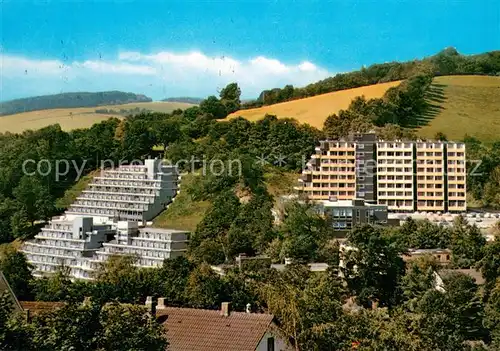 AK / Ansichtskarte Bad_Gandersheim Kurheim Roswitha und Kurklinik Bad_Gandersheim