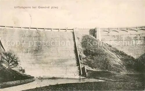 AK / Ansichtskarte Gemuend_Eifel Urfttalsperre Sperrmauer Gemuend Eifel