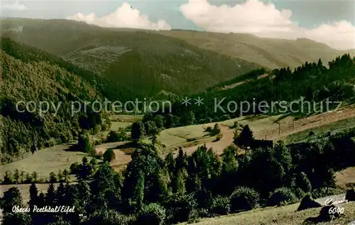 AK / Ansichtskarte Hellenthal_Eifel Landschaftspanorama Oberes Prethtal Hellenthal_Eifel