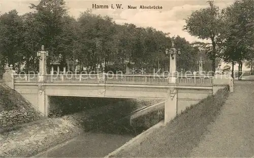 AK / Ansichtskarte Hamm_Westfalen Neue Ahsebruecke Hamm_Westfalen