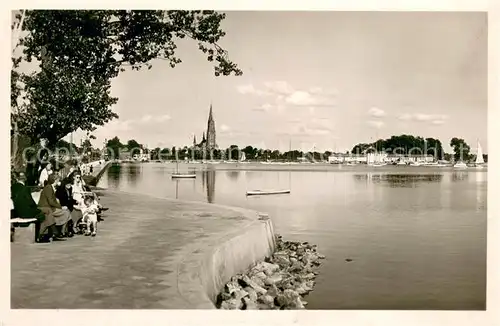 AK / Ansichtskarte Schleswig_Schlei Uferpromenade Schleswig_Schlei