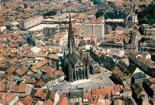 AK / Ansichtskarte Mulhouse_Muehlhausen Eglise Saint Etienne vue aerienne Mulhouse Muehlhausen