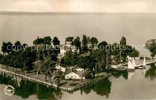 AK / Ansichtskarte Steinhuder_Meer Insel mit Festung Wilhelmstein Steinhuder Meer