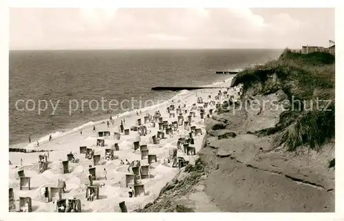 AK / Ansichtskarte Wenningstedt_Sylt Strand Kueste Wenningstedt_Sylt