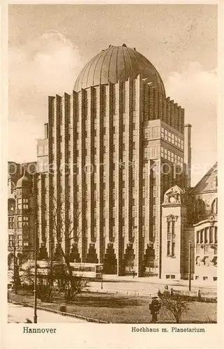 AK / Ansichtskarte Hannover Hochhaus mit Planetarium Hannover