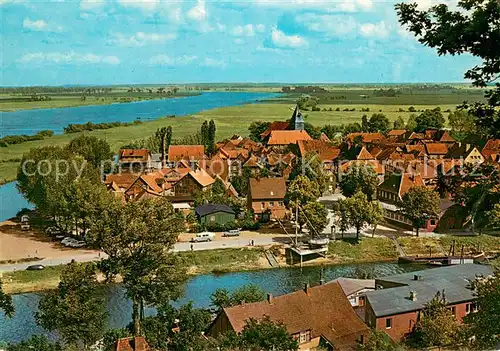 AK / Ansichtskarte Hitzacker_Elbe Blick vom Weinberg Hitzacker Elbe