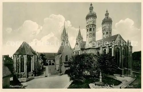 AK / Ansichtskarte Naumburg_Saale Dom Naumburg_Saale