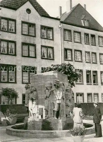 AK / Ansichtskarte Koeln_Rhein Bundestreffen 1954 Brunnen Koeln_Rhein