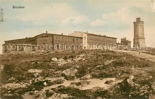 AK / Ansichtskarte Wernigerode_Harz Brocken Berghotel Observatorium Offizielle Ansichtskarte Wernigerode Harz