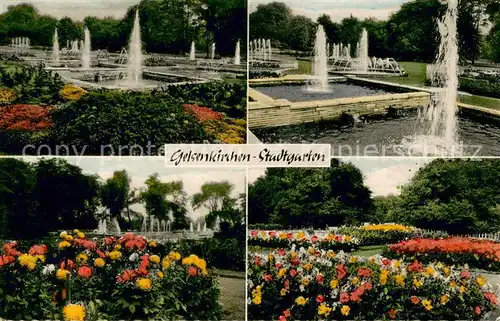 AK / Ansichtskarte Gelsenkirchen Stadtgarten Springbrunnen Gelsenkirchen