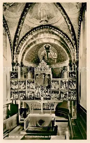 AK / Ansichtskarte Enger Altar in der Wittekindkirche Enger