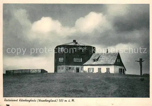 AK / Ansichtskarte Brocken_Harz Restaurant Koeterberghaus Brocken Harz