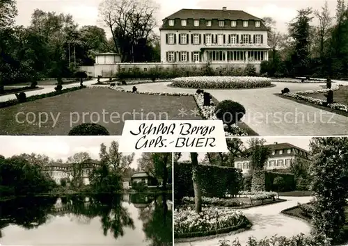 AK / Ansichtskarte Buer_Gelsenkirchen Schloss Berge Berger See Park Buer Gelsenkirchen