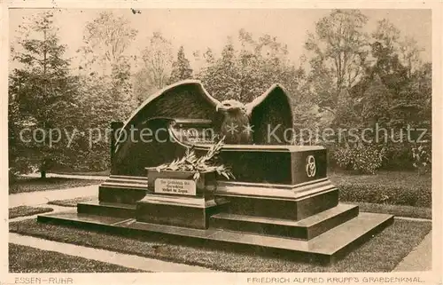 AK / Ansichtskarte Essen_Ruhr Friedrich Alfred Krupps Grabdenkmal Essen_Ruhr