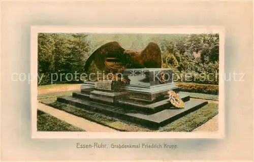 AK / Ansichtskarte Essen_Ruhr Grabdenkmal Friedrich Krupp Essen_Ruhr