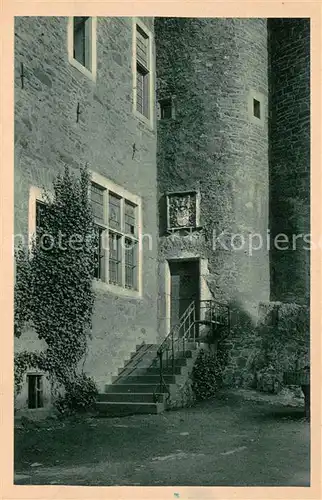 AK / Ansichtskarte Altena_Lenne Burg Altena Treppe Eingang Altena_Lenne