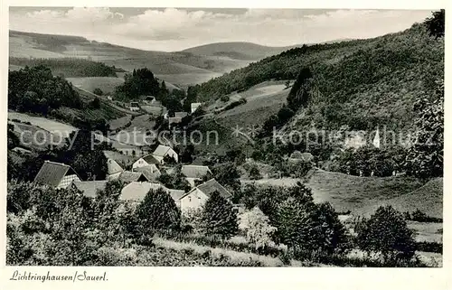 AK / Ansichtskarte Lichtringhausen Gastwirtschaft Pension Kramer Panorama Lichtringhausen