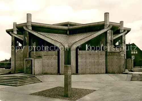 AK / Ansichtskarte Leegmeer Heilig Geist Kirche Architekten D. G. Baumewerd und H. B. Frisch Leegmeer