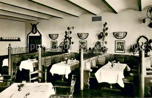 AK / Ansichtskarte Stolberg_Rheinland Restaurant Schwarzenbruch Gastraum Stolberg_Rheinland