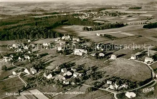 AK / Ansichtskarte Rott_Westerwald mit Hotel Zur schoenen Aussicht Rott_Westerwald