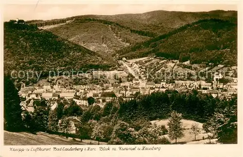 AK / Ansichtskarte Bad_Lauterberg Blick auf Kummel und Hausberg Bad_Lauterberg