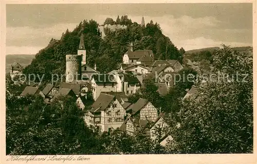 AK / Ansichtskarte Lindenfels_Odenwald Burg Lindenfels Lindenfels Odenwald