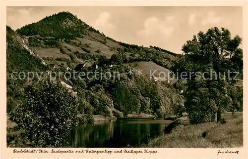 AK / Ansichtskarte Unterpreilipp Partie an der Saale Preilipper Kuppe Unterpreilipp