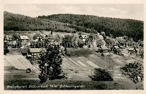 AK / Ansichtskarte Stuetzerbach Teilansicht Kneippkurort Schleusingerstrasse Stuetzerbach