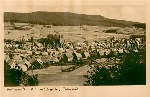 AK / Ansichtskarte Brotterode Panorama Blick zum Inselsberg Brotterode