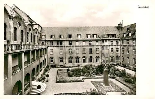 AK / Ansichtskarte Siegburg Missionspriesterseminar St. Augustin Innenhof  Siegburg