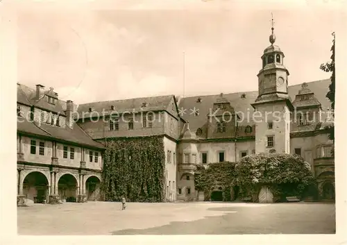 AK / Ansichtskarte Weilburg Schloss Weilburg 16. Jhdt. Hof Weilburg