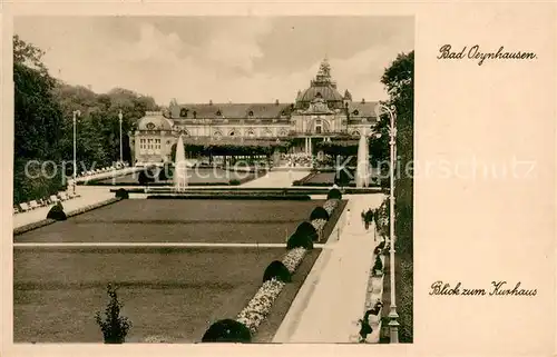 AK / Ansichtskarte Bad_Oeynhausen Blick zum Kurhaus Bad_Oeynhausen