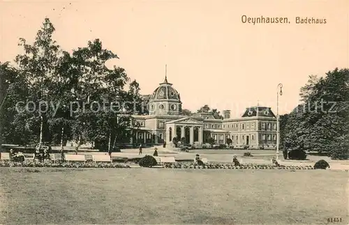 AK / Ansichtskarte Bad_Oeynhausen Badehaus Bad_Oeynhausen