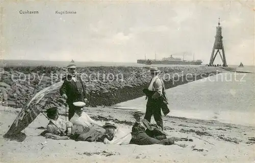 AK / Ansichtskarte Cuxhaven_Doese_Nordseebad Kugelbaake Strand Cuxhaven_Doese_Nordseebad