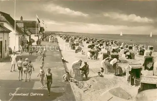 AK / Ansichtskarte Dahme_Ostseebad_Holstein Strand Promenade 