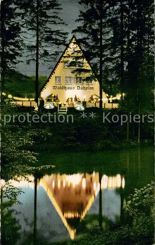 AK / Ansichtskarte Koerbecke_Moehnesee Hotel Waldhaus Daheim Koerbecke Moehnesee