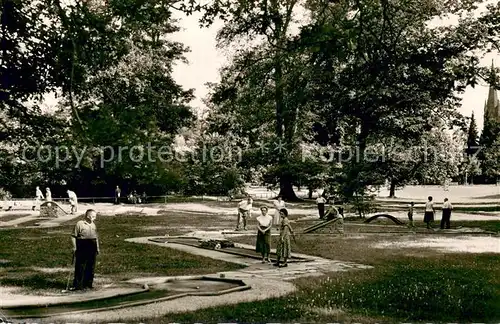 AK / Ansichtskarte Bad_Nauheim Kleingolfplatz Bad_Nauheim