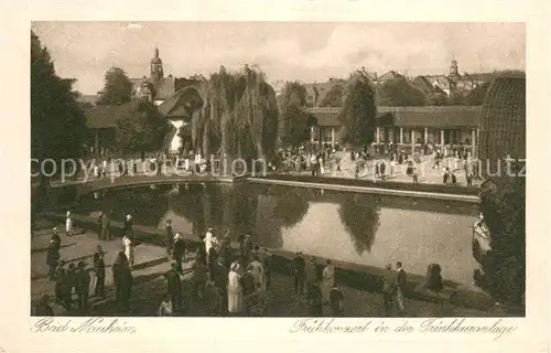 AK / Ansichtskarte Bad_Nauheim Fruehkonzert in der Trinkkuranlage Bad_Nauheim