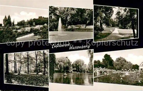 AK / Ansichtskarte Wasserberg Park Schwimmbad Wasserberg