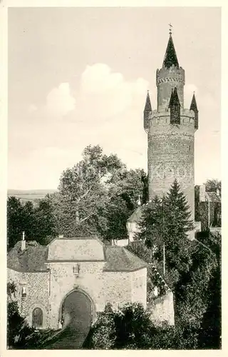 AK / Ansichtskarte Friedberg_Hessen Adolfsturm Burg Friedberg Hessen